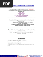 Download Mercedes Comand Unlock Codes by osemann SN229419845 doc pdf