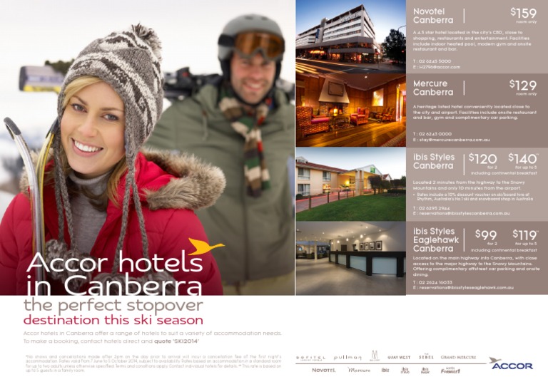 Canberra Hotel Rates and Offers 2014 | PDF | Technology & Engineering