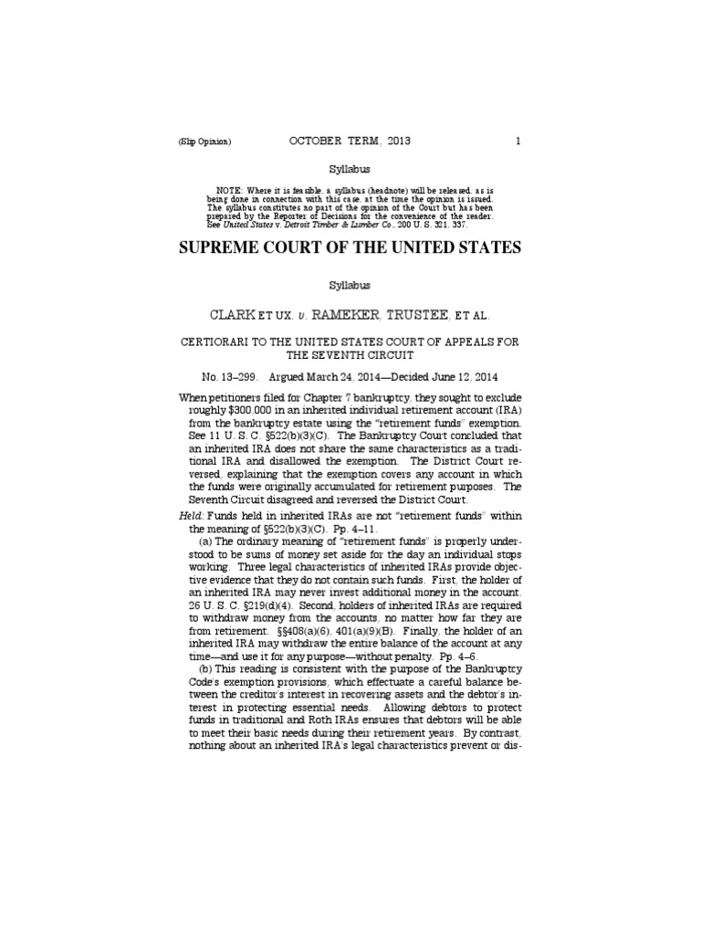 CLARK ET UX. v. RAMEKER, TRUSTEE, ET AL. Download Free PDF