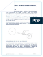 Interferencia Solar en Estaciones Terrenas