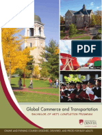 Bachelor of Arts Completion Program - Global Commerce and Transportation