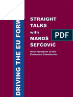 Driving the EU Forward – Straight Talks with Maroš Šefčovič Sample