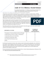 Introduction - Grade 11 U.S. History-Social Science: Released Test Questions
