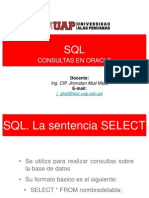 Consultas SQL en Oracle con SELECT