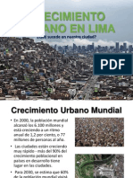Crecimiento Urbano en Lima