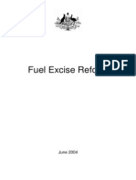 Fuel Excise Reform