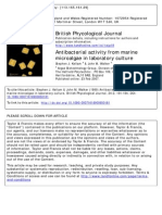 Antibacterial Activity From Marine Algae