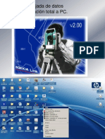 Bajada de datos Estación Total a PC con Sokkia Link