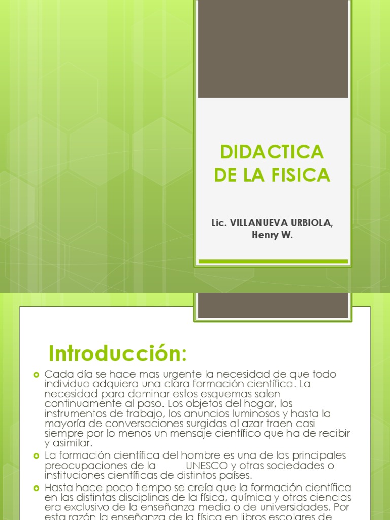Introduccion - Didactica de La Fisica | PDF | Science | Conocimiento
