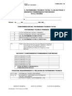 5) Formulario 229 (Patrimonio Técnico)