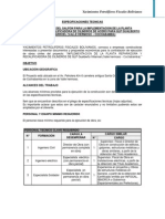 1 Especificaciones Tecnicas Planta Recalificadora Gualberto Villarroel