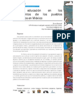 BARONETT BRUNO - La Educación en Los Movimientos de Los Pueblos Originarios de México PDF