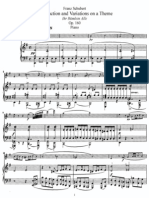 Schubert Introduction and Variations Op 160 Flauta e Piano