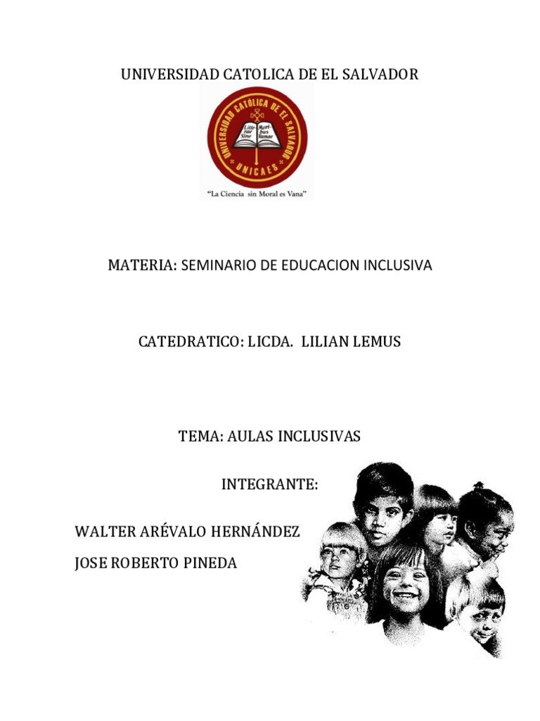 Tarea de Aulas Inclusivas | PDF | Plan de estudios | Aprendizaje
