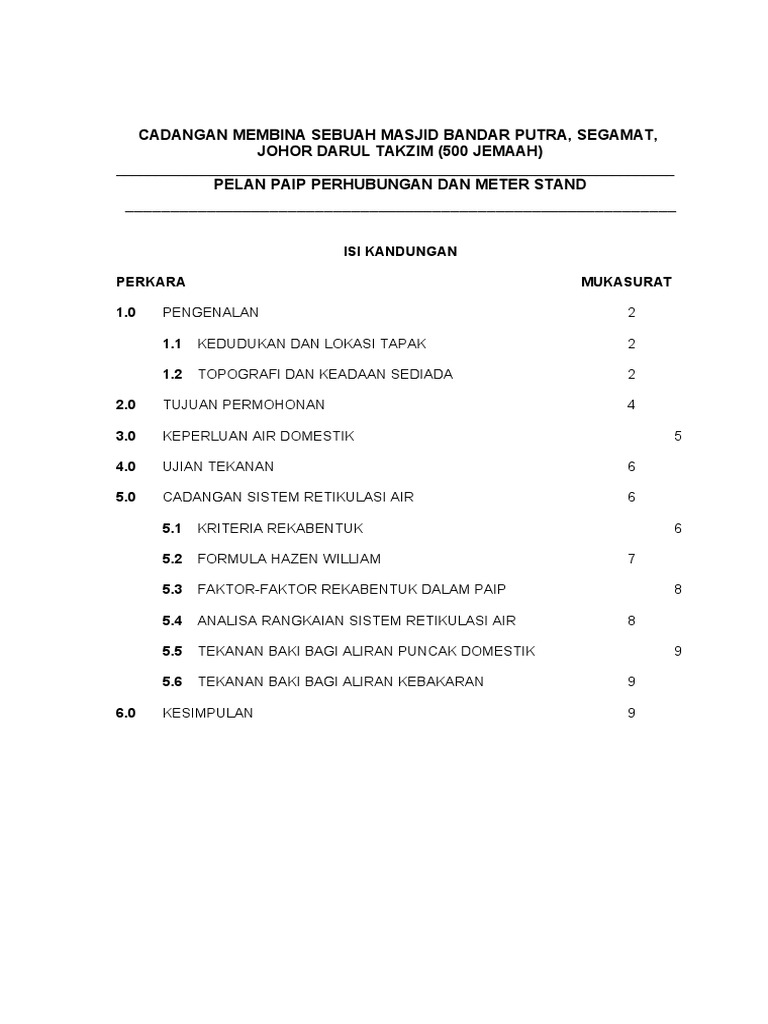 Laporan Saj Jan 2011 Isi Kandungan Pdf