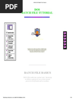 DDB - DOS Batch File Tutorial PDF