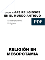 Religión y Poder en Las Primeras Civilizaciones