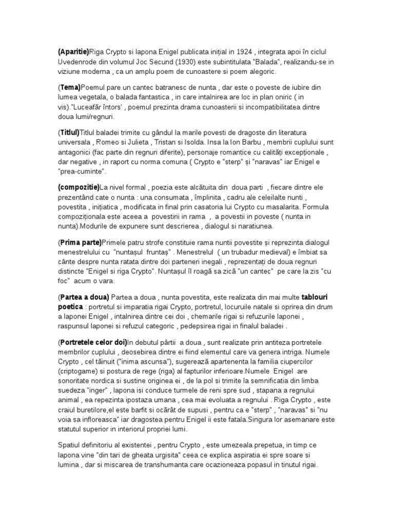 Riga Crypto Si Lapona Enigel | PDF