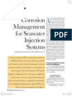Corrosion Management for Seawater Injection Systems