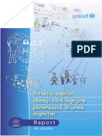 CIDDC Moldova Situatia Copiilor Ramasi Fara Ingrijire Parinteasca in Urma Migratiei 2006