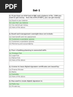 E-Banking MCQ'S