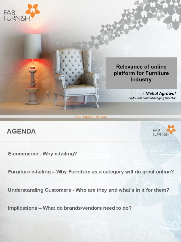 Online Furniture Market PDF E Commerce Market (Economics)