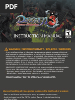 Disgaea 3 Absence of Detention-Manual