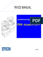 Epson Color Multi-Function Page Printer Aculaser CX11, CX11F Parts & Service PDF