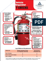 ADR Poster Vehicle Fire Extinguisher