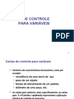 Cartas de Controle para Variáveis