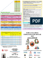 Tabla Salarial Empleada de Hogar 2013