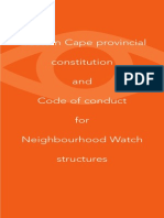 NW Standard Constitution - Western Cape