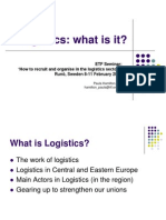 ETF Seminar - What Is Logistics