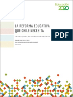 La Reforma Educativa Que Chile Necesita 2014