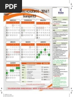 Calendario Academico 2014 1 Guarapari