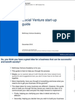 Social Venture Start-Up Guide