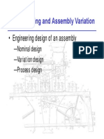 Manufacturing and Assembly Variation: - Engineering Design of An Assembly
