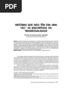 Teixeira, Flávia - Histórias Que Não Tem Era Uma Vez - As Incertezas Da Transexualidade