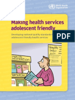 Making Health Services Adolescent Friendly Oms