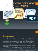 1 Introduction To Production and Operations Management