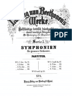 Beethovens Werke Breitkopf & Härel Serie 1 No 8 Achte Symphonie, Op.93, F Dur (Complete Score)