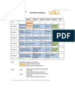 Finance & Accounting 2011 2015 of Modules: Semester Module 1 Module 2 Module 3 Module 4 Module 5 Module 6 Extra