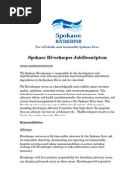 Download Spokane Riverkeeper Job Description 2014 by Bart Mihailovich SN229555821 doc pdf
