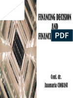 Lecture2 Financing Decision and Financial MarketS