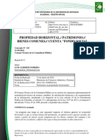 Doc. 643 Propiedad Horizontal Patrimonio Bienes Comunes Cuenta Fondo Social PDF