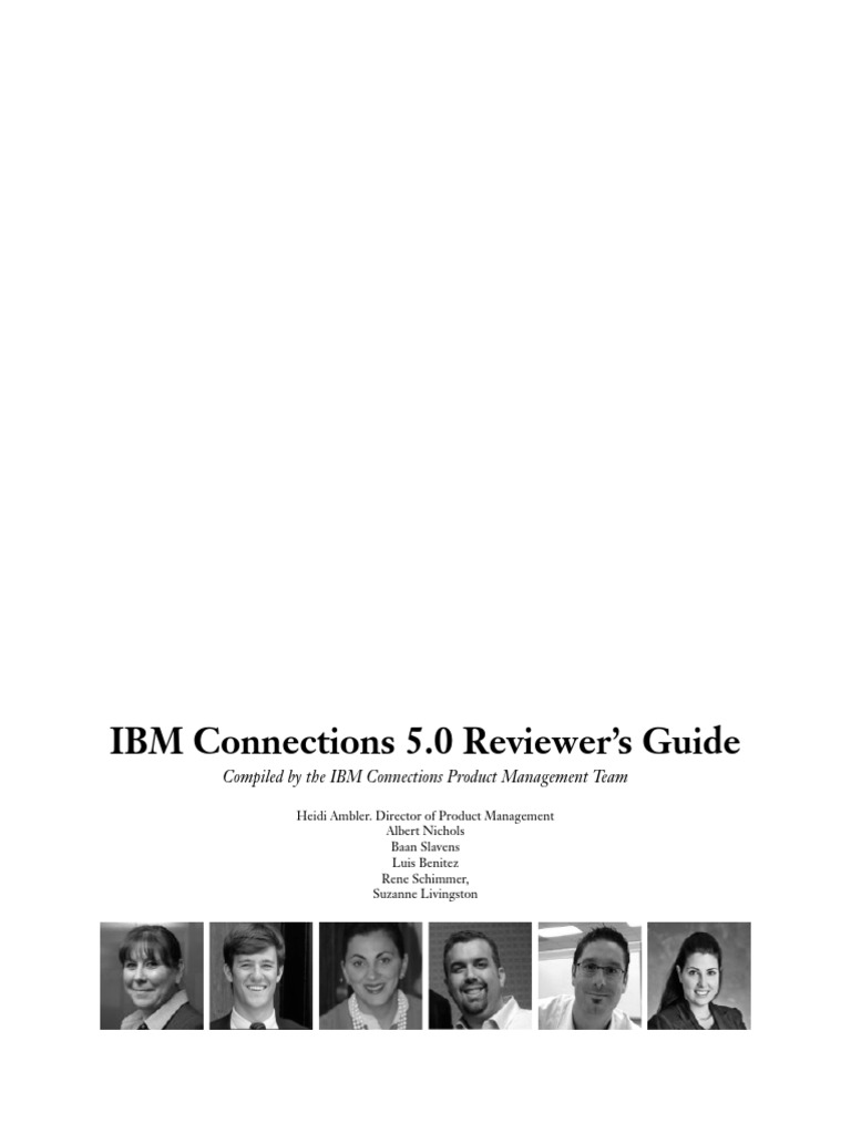 Connections 5.0 Reviewer's Guide | PDF | Internet Forum | Application ...