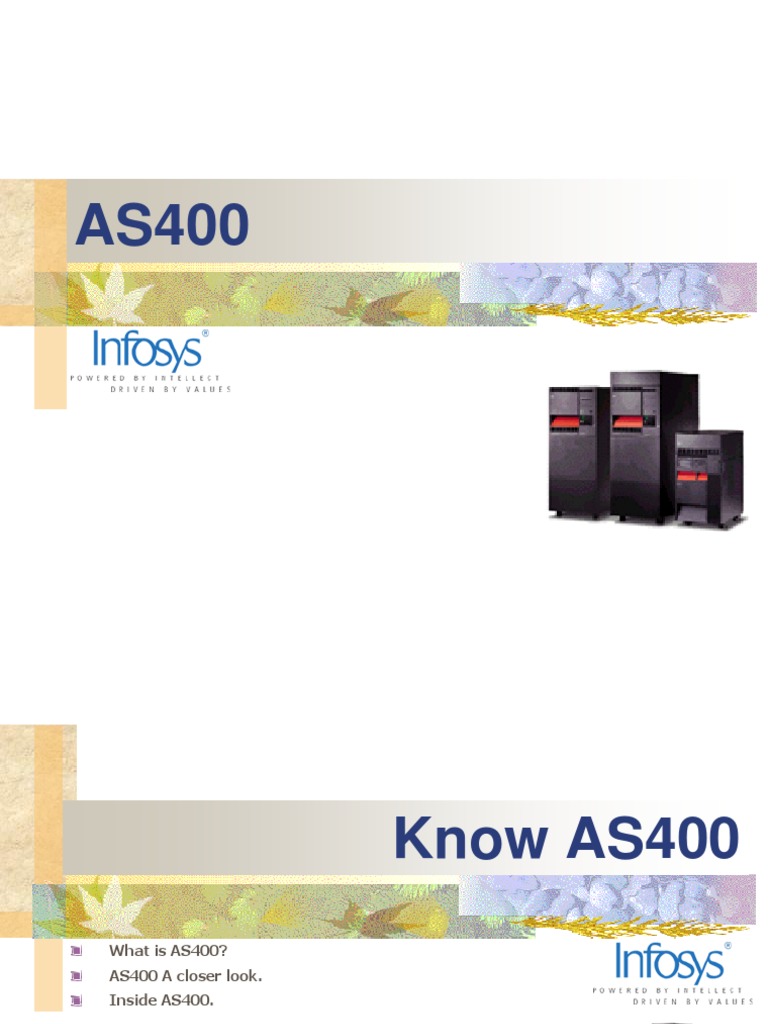 AS400 Introduction | Ibm System I | Databases