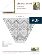 Rowan Lace - Cameo Shawl Chart