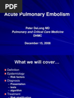 Download Acute Pulmonary Embolismppt by Dragan Yott SN229585826 doc pdf