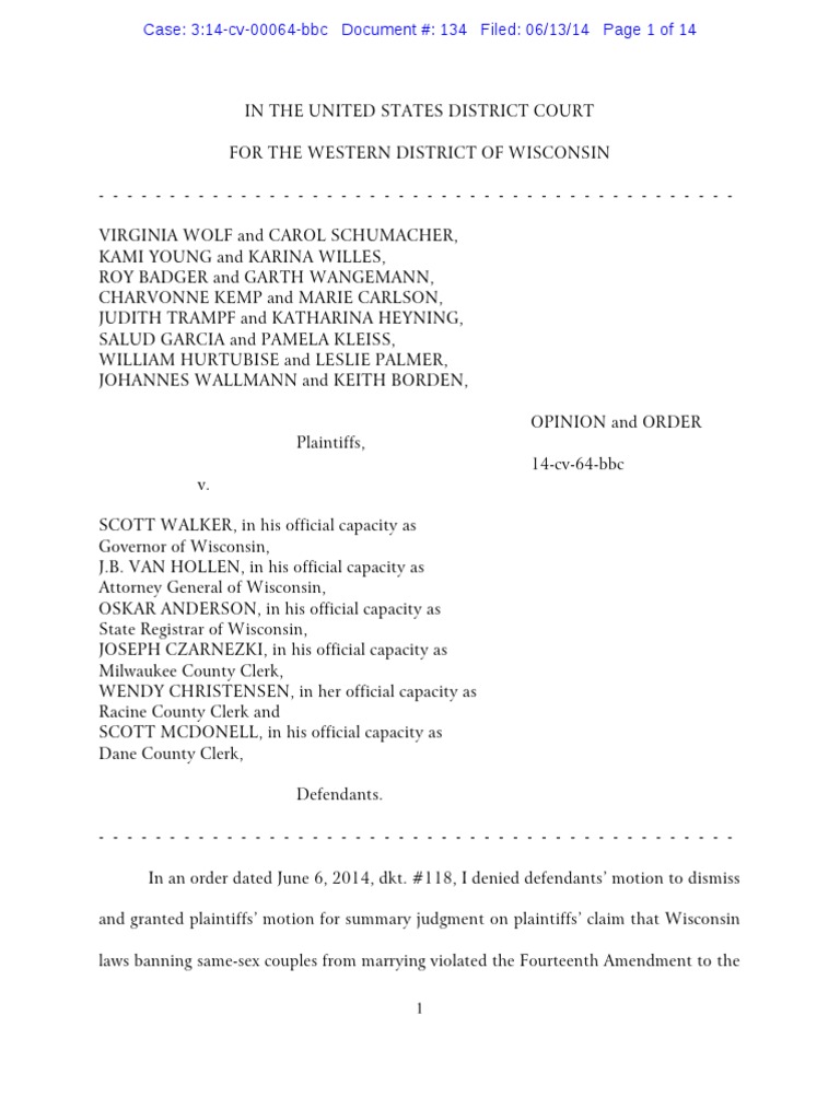 Wisconsin - Injunction and Stay | PDF | Injunction | Marriage